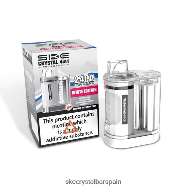 SKE- JH2B865 Crystal 2400 kit de cápsulas 4 en 1 mixto edición blanca SKE vaper