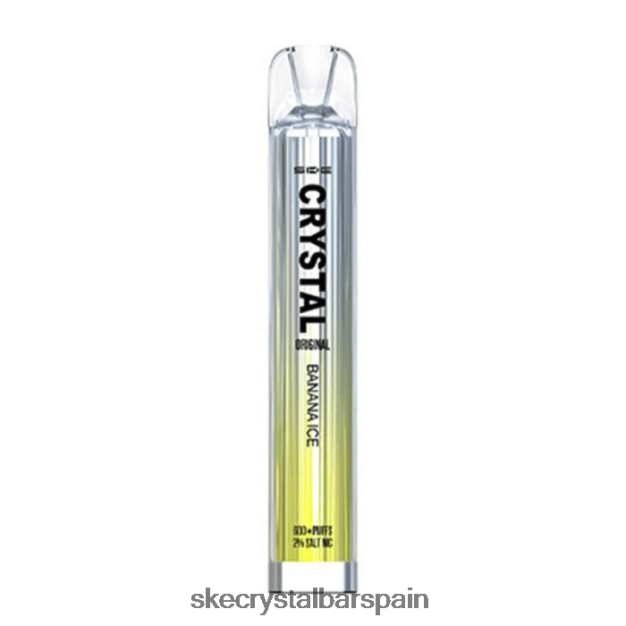 SKE- JH2B8662 vape desechable con barra de cristal hielo de plátano SKE vape spain