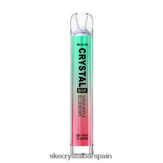 SKE- JH2B8684 vape desechable con barra de cristal manzana agria y arándanos SKE crystal vape flavours